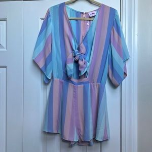 Buddy Love adorable romper with tie